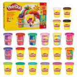 Hasbro F9820 — Набор с пластилином Play-Doh Цветной микс 22 шт. F9820 — фото 1