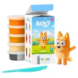 HEY CLAY - Пластилиновая масса Bluey BINGO 5-пак + аксессуар HCL50207 — фото 1