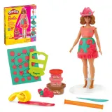 Hasbro G1354 G1360 — Набор с пластилином Play-Doh Barbie Fashionista с куклой G1360 — фото 1