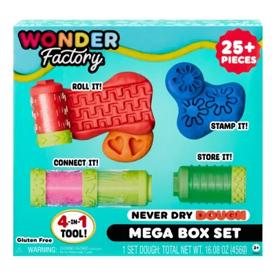 MGA Wonder Factory - Пластилиновый набор Never Dry Dough MEGA BOX 595137