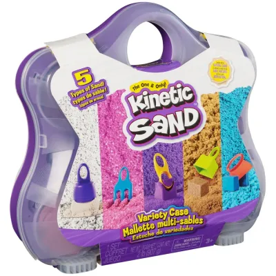 Spin Master 71673 20146591 — Кинетический песок Kinetic Sand Чемоданчик 5 видов 907 г 20146591