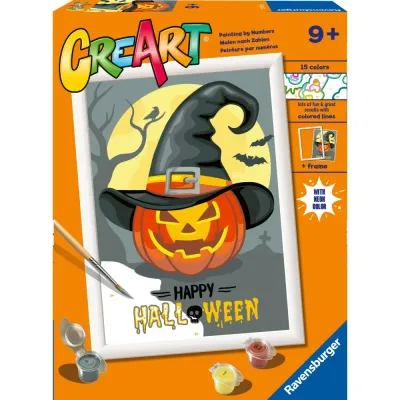 Ravensburger - CreArt Веселое Хэллоуин Раскраска по номерам 237128