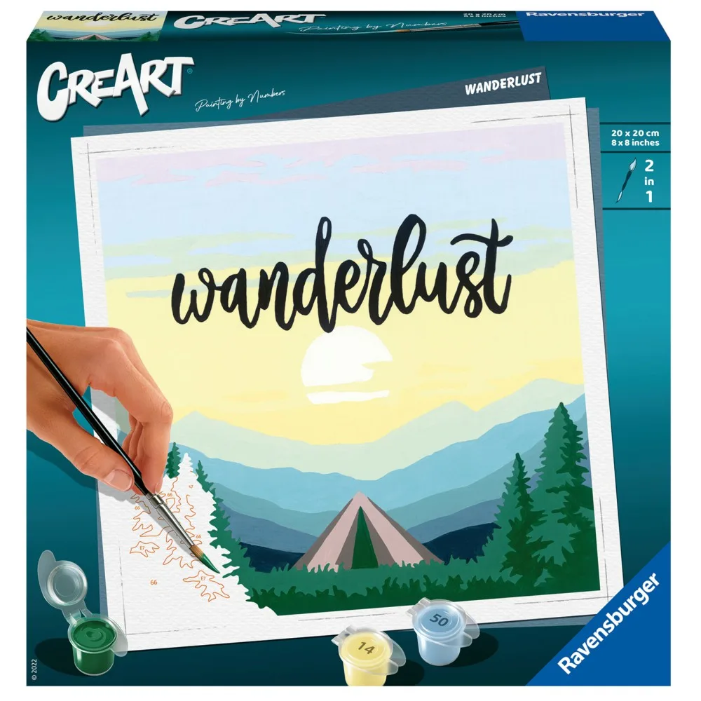 Ravensburger - CreArt Из путешествия Раскраска по номерам 202690