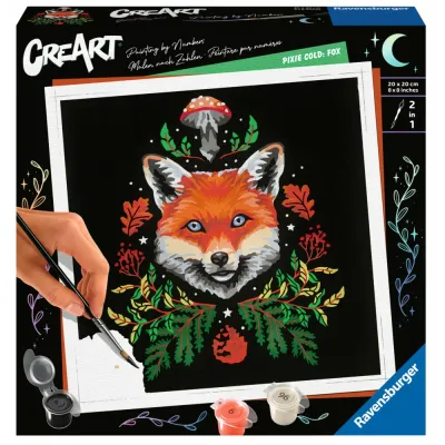 Ravensburger - CreArt Pixie Cold Edition Лис Раскраска по номерам 235117