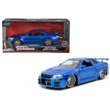 Jada Toys 3971733 — Коллекционная модель JADA Fast & Furious 2002 Nissan Skyline 1:24 3971733 — фото 1