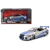 Jada Toys 3971583 — Коллекционная модель JADA Fast & Furious 2002 Nissan Skyline GT-R (R34) 1:24 3971583 — фото 1