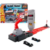 Mattel JKM88 — Трасса Hot Wheels «Формула 1: Быстрый заезд» с 2 машинками JKM88 — фото 1