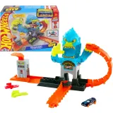 Mattel JHL92 — Трасса Hot Wheels «Голодная горилла» с 1 машинкой JHL92 — фото 1