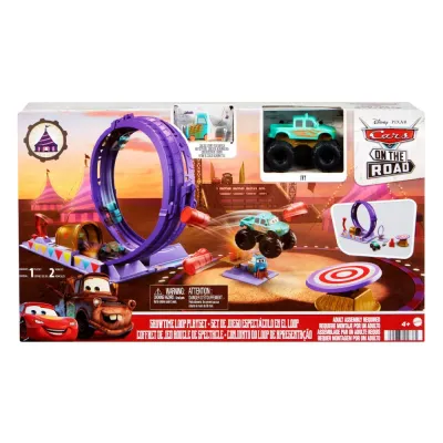 Mattel HGV73 — Игровой набор Disney Тачки Эффектная петля с 2 машинками HGV73