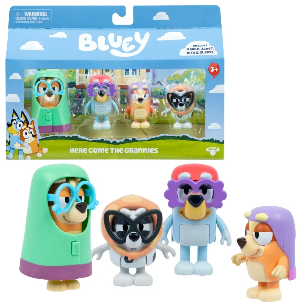 TM Toys BLU18917 — Набор фигурок собачек «Бабушки», 4 штуки Блуи BLU18917