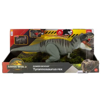 Mattel JGB50 — Большой динозавр Тираннозавр 53 см со светом и звуком Мир Юрского периода JGB50
