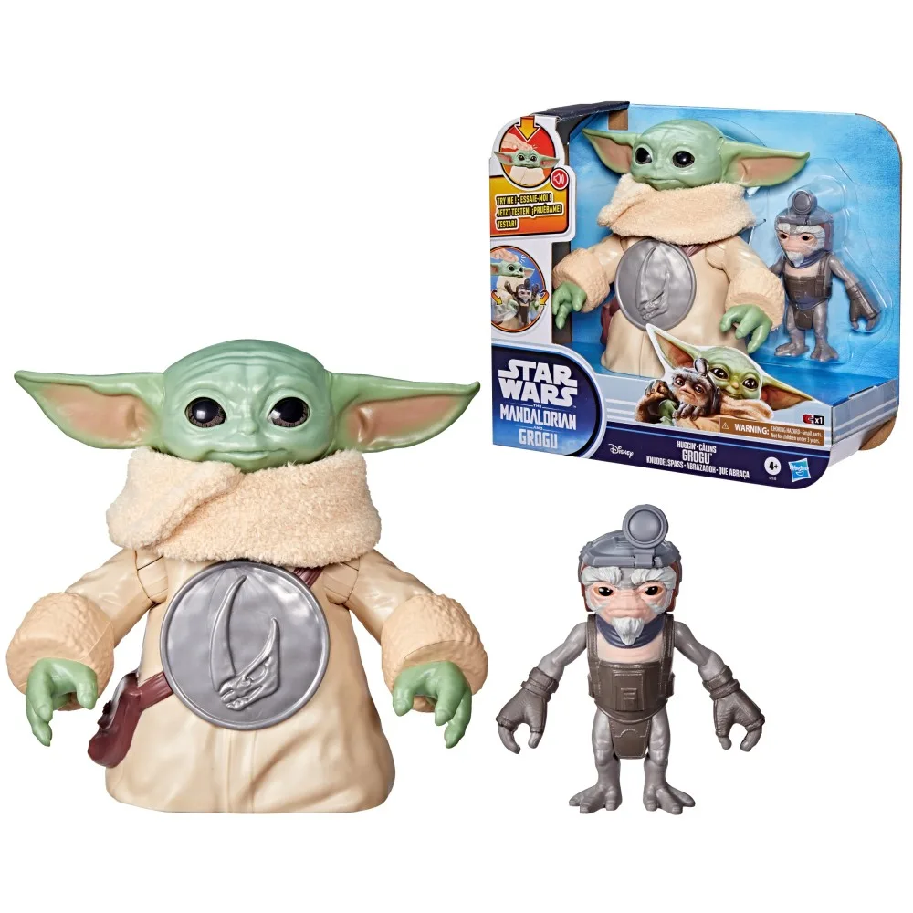 Hasbro G2530 — Интерактивная мягкая игрушка «Грогу-обнимашка» 16,5 см Star Wars G2530