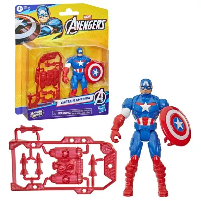 Hasbro G2847 — Фигурка Капитана Америки ActionVerse 11,5 см Мстители G2847