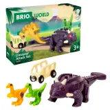 BRIO 36082 «Набор DINO с динозаврами и вагоном» 36082 — фото 1