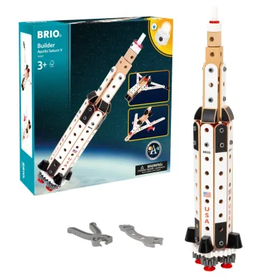 BRIO 34607 «Builder ракета APOLLO со светодиодной подсветкой, 91 деталь» 34607
