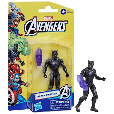 Hasbro F9325 F9336 — Фигурка Чёрной Пантеры 10 см Мстители F9336