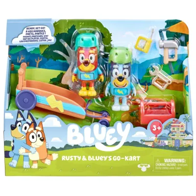 TM Toys BLU17357 — Игровой набор «Гокарт» и 2 фигурки собачек Блуи BLU17357