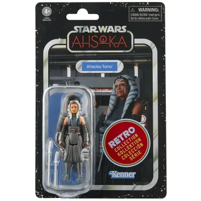 Hasbro F6874 F7302 — Коллекционная фигурка «Асока Тано» 9,5 см Retro Star Wars F7302