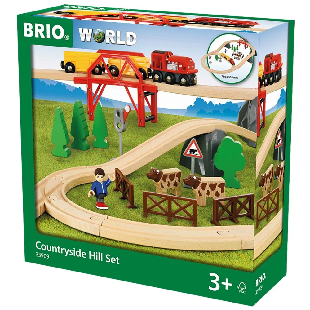 BRIO 33909 «Стартовый набор World «Сельские холмы», 36 деталей» 33909