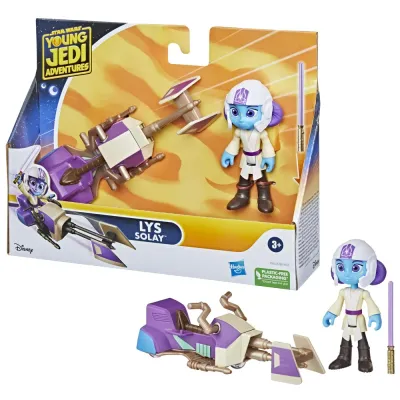 Hasbro F7959 F8012 — Фигурка «Лис Солей» + спидер Приключения юных джедаев F8012