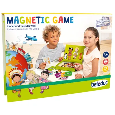 Beleduc 11190 «Магнитная игра «Дети и животные со всего мира»» 11190
