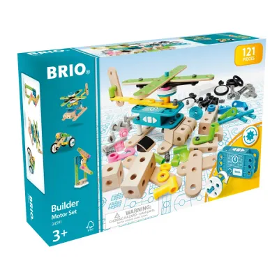 BRIO 34591 «Builder конструктор с моторчиком, 121 деталь» 34591