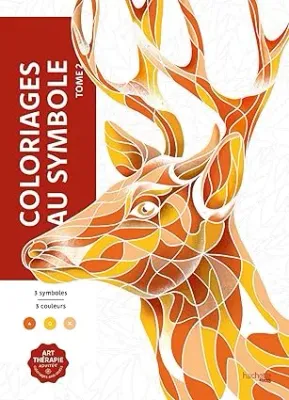 Hachette раскраска по номерам Coloriages mystères - раскраски на символе-Том 2