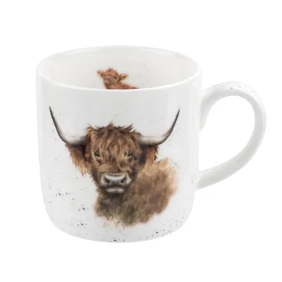 Royal Worcester Кружка Wrendale Designs 310 мл Highland Cow MMMT5629-XT