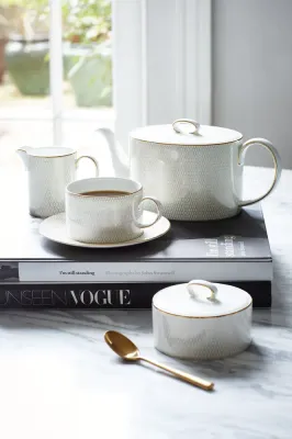 Wedgwood Чашка Gio Gold 80 мл с блюдцем для эспрессо 1058007