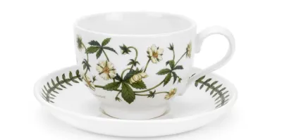 Portmeirion Чашка для завтрака Botanic Garden 280 мл с блюдцем Cinquefoil BG04557-E