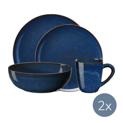 ASA Стартовый набор Saisons Midnight Blue для 2 человек. 27161119 + 27141119 + 27061119 + 27303119
