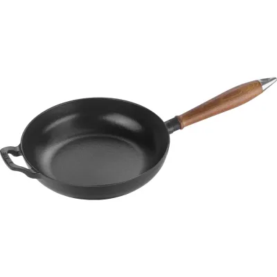 STAUB Сковорода чугунная с деревянной ручкой, 24 см. 40508-297-0