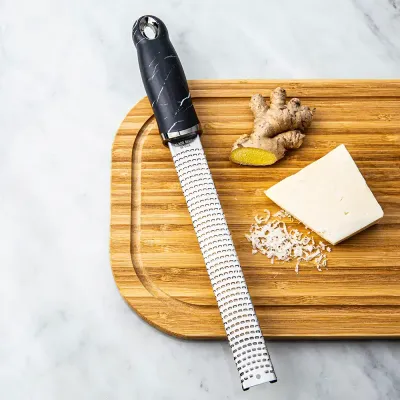 Microplane Терка премиум-класса Zester мраморная черная. 53020