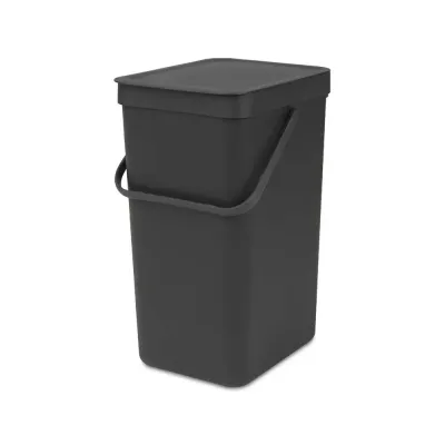 Brabantia Контейнер для мусора Sort & Go 16л, серый 109966