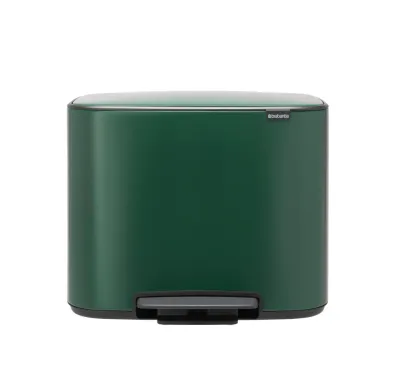 Brabantia Контейнер для сортировки мусора Bo 11+23л Pine Green 304125
