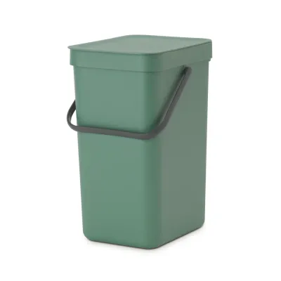 Brabantia Контейнер для мусора Sort & Go 12л зеленый 129803