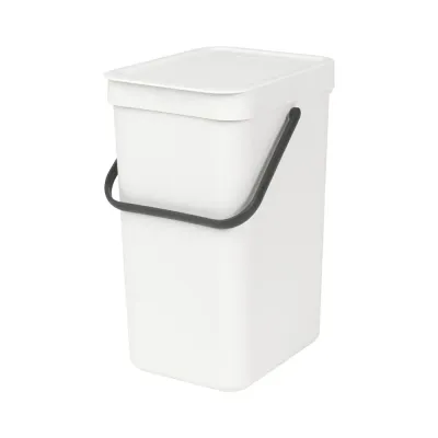 Brabantia Контейнер для мусора Sort & Go 12л белый 109782