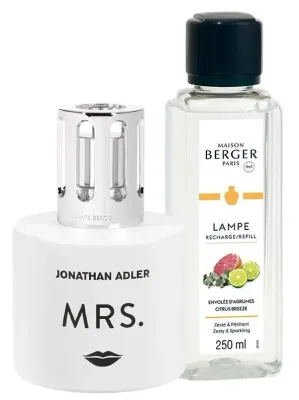 Maison Berger Paris Набор ароматической лампы J. Adler Mrs + ароматическое масло Цитрусовая свежесть 250 мл. 4728