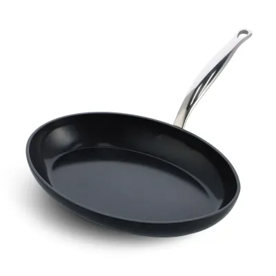 GreenPan Овальная сковорода для рыбы Barcelona Pro 33x23 см EAN 4895156693352