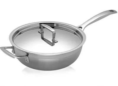 Le Creuset Сковорода 3-PLY Saute 24 см с крышкой EAN 630870042215