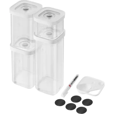 Zwilling Набор пластиковых контейнеров Fresh & Save Cube S серый EAN 4009839665448