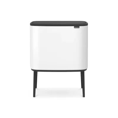 Brabantia Контейнер для мусора Bo Touch 11 л + 23 л белый EAN 8710755313547