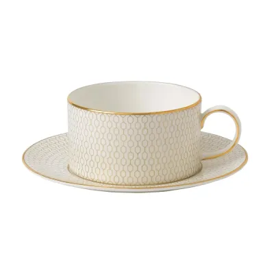 Wedgwood Чашка для чая/кофе Gio Gold 250 мл с блюдцем EAN 701587194891