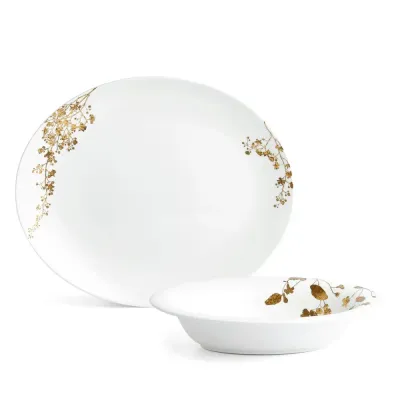Wedgwood Набор овальная чаша + блюдо Vera Wang Jardin EAN 701587394079