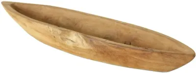 Mensa Home Чаша из тикового дерева 50x13x6 см EAN 00783583