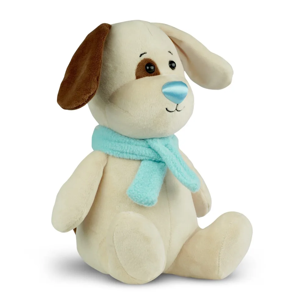 TM Toys DKL0065 — Мягкая игрушка Kolorowe Noski песик кремовый с голубым носиком