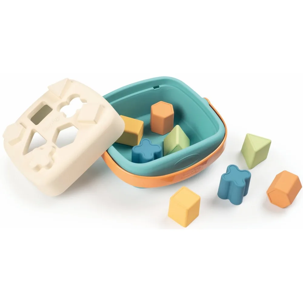 Сортер в корзинке Smoby Little Green 181203WEB из биопластика развивающий от 12 месяцев