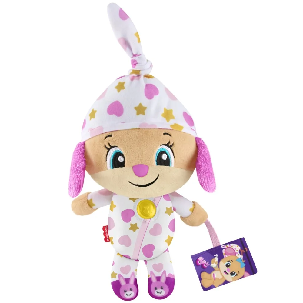 Fisher Price JMM44 — Музыкальная мягкая игрушка Fisher-Price сестрёнка щенка обнимашка