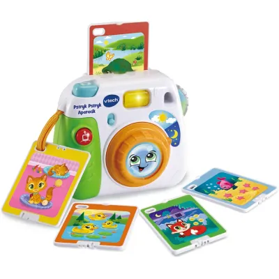 Интерактивный детский фотоаппарат VTech 61587 Щёлк-щёлк развивающий для малышей от 12 месяцев