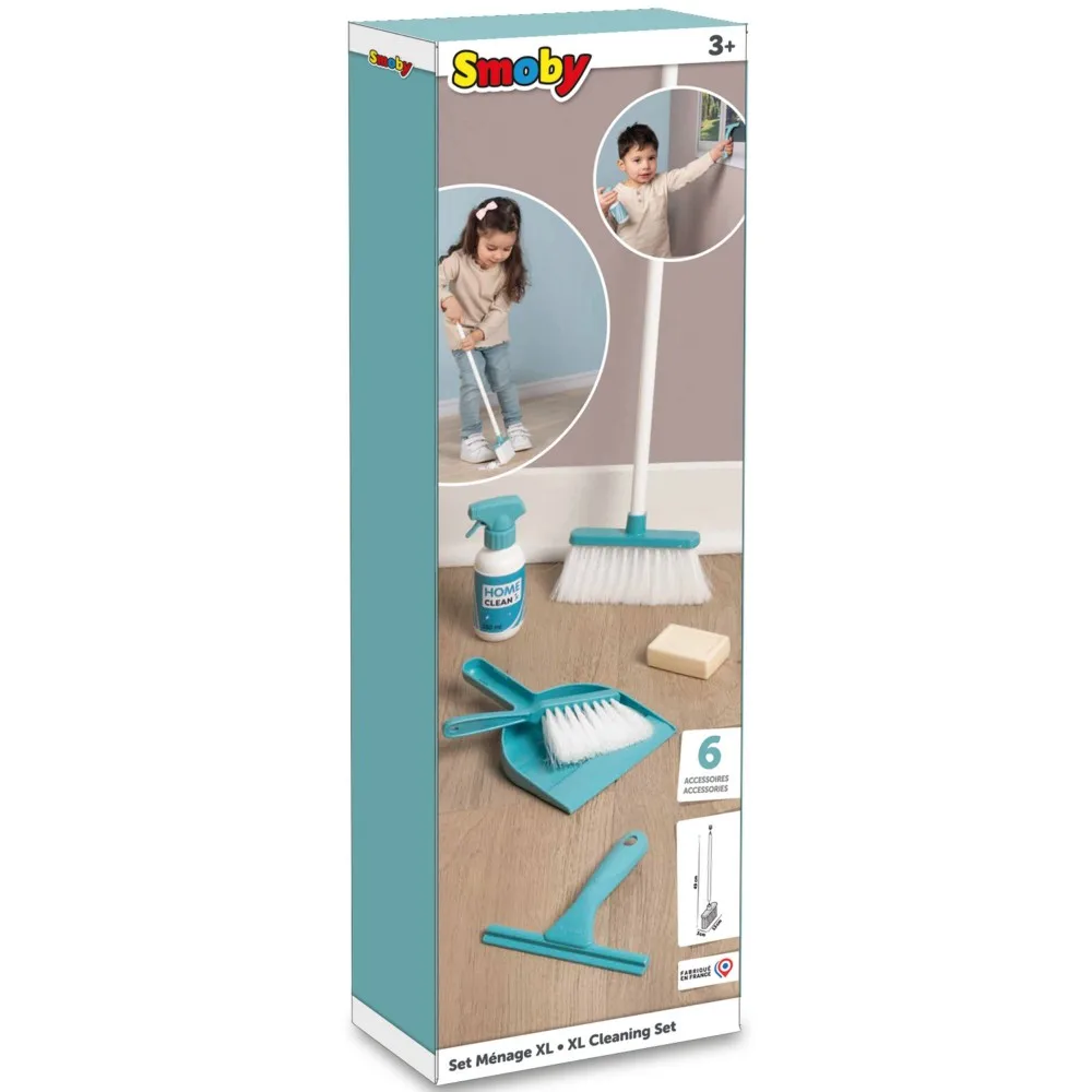 Набор Smoby 330321 большой набор для уборки XL с 6 аксессуарами для детей от 3 лет
